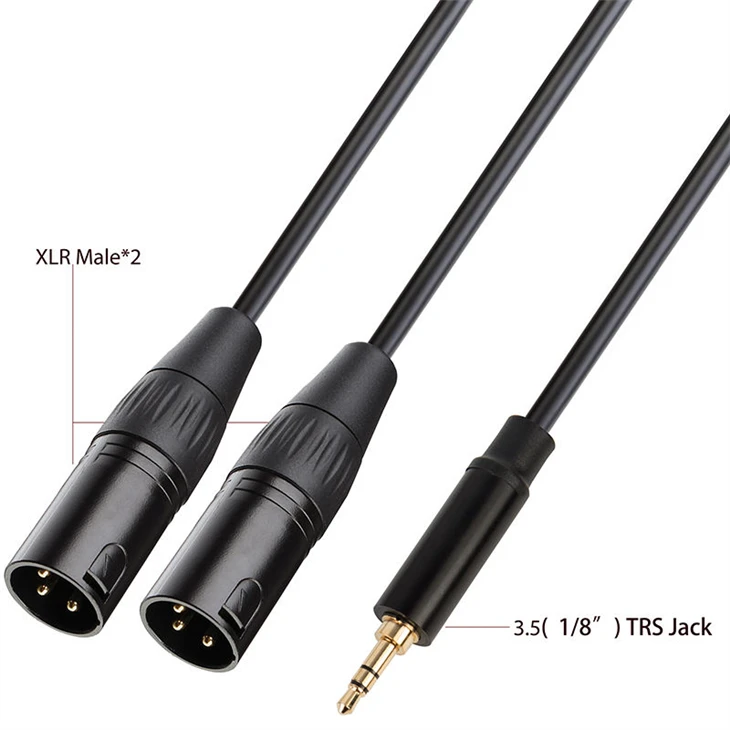 3.5mm To XLR Cable factory